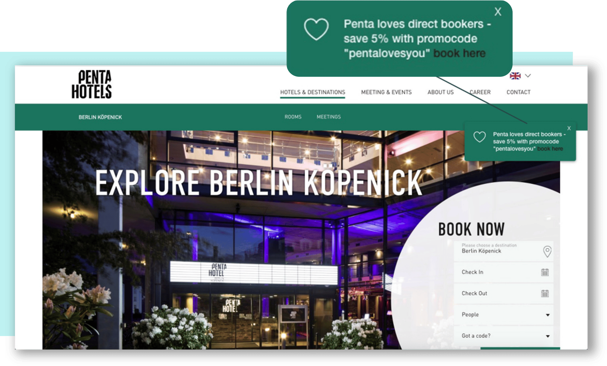 Smart notes Penta Hotels